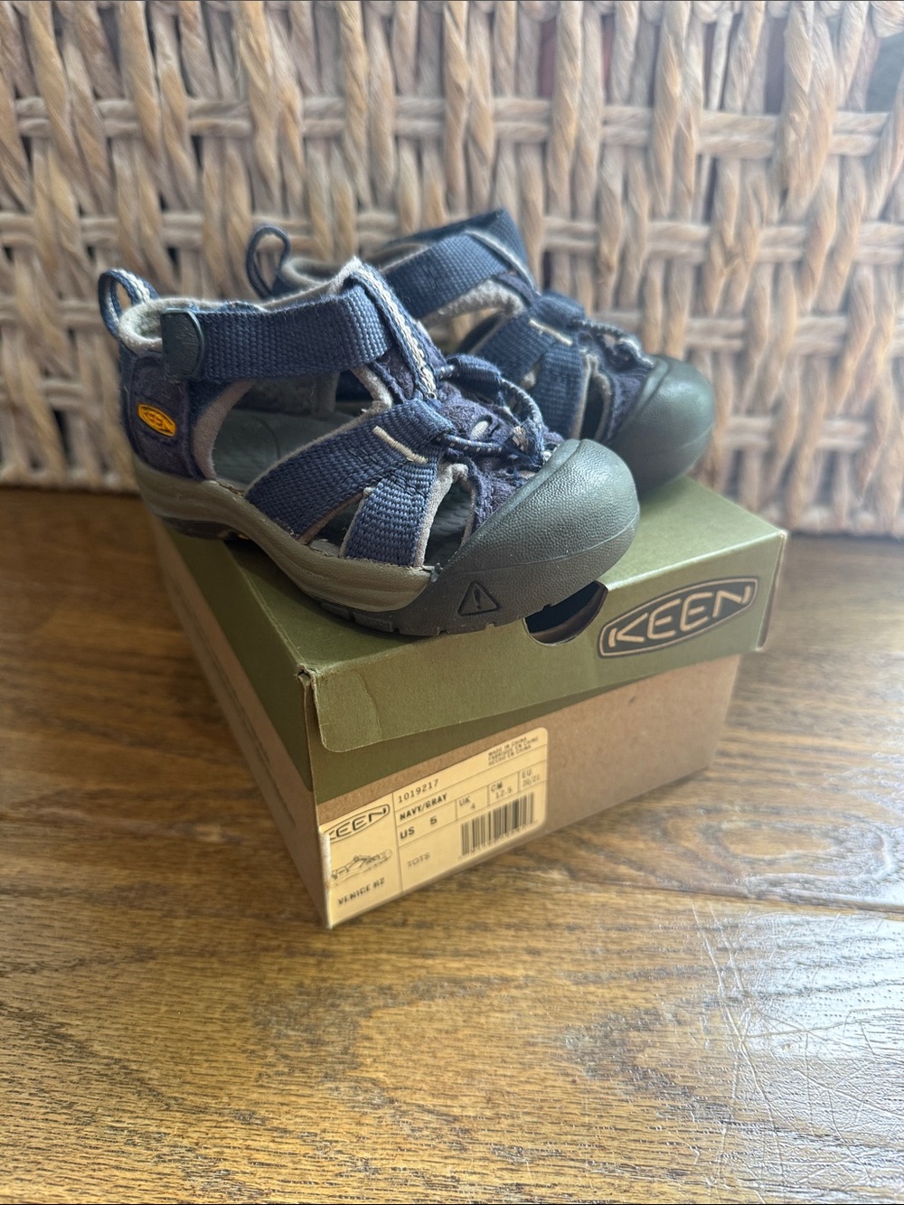 Keen Kids Navy Blue Closed-Toe Sport Sandals